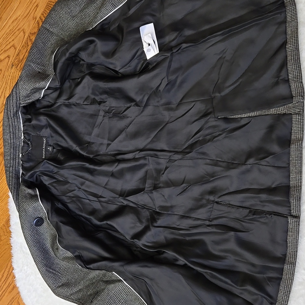 Banana Replubic Plaid Coat, Womens Size 8 - Picture 9 of 14